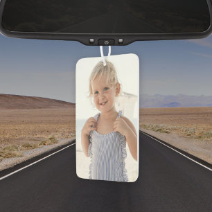 Custom Photo   Cute Kids Design Your Own 2 Image Car Air Freshener