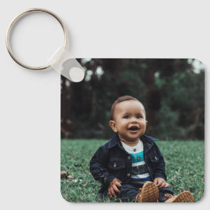 Custom Photo Cute Kids Two sided Create Your Own Key Ring