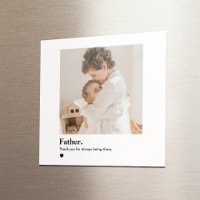 Custom Photo Dad Magnet | Father’s Day Gif