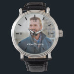 Custom Photo Dad Mum Family Personalise  Watch<br><div class="desc">Custom Photo Dad Mum Family Personalise Watch personalise for family,  mum,  dad,  son and daughter.</div>