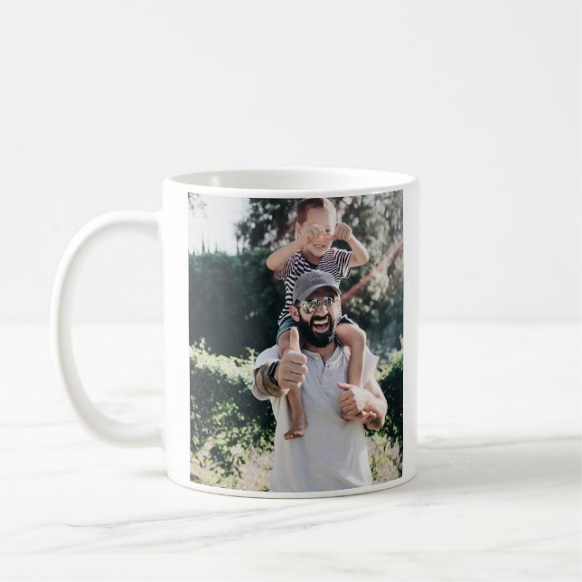 Custom Photo Design Your Own Coffee Mug (Left)