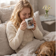 Custom Photo Dog Mug, Home Is Wherever