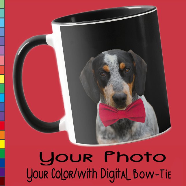 Custom Photo Dog Puppy  Personalised Christmas  Mug (Creator Uploaded)