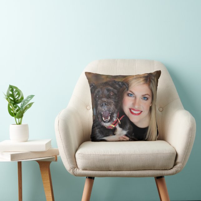 Custom Photo Double Sided  Cushion (Chair)