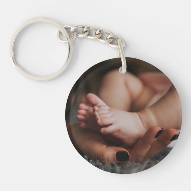 Custom Photo Double Sided Key Ring (Front)