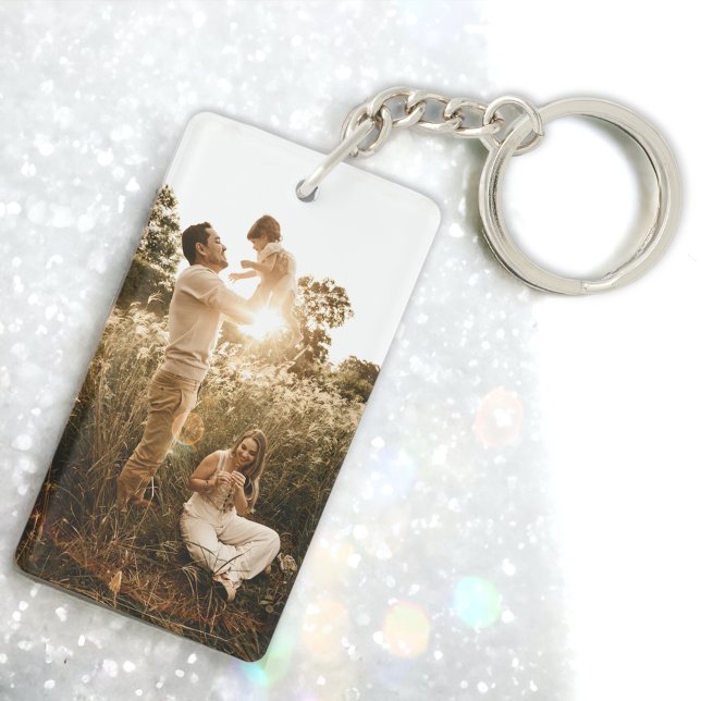 Custom Photo Double Sided One Pic Acrylic Keychain (Creator Uploaded)