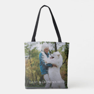 Custom Photo Double Sided Tote Bag