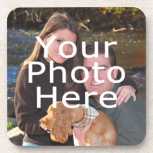Custom Photo Drink Coaster Set