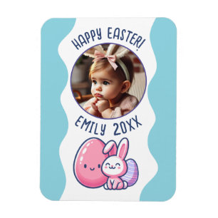 Custom Photo Easter Baby Keepsake Magnet