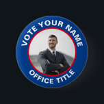 Custom Photo Election Campaign Button<br><div class="desc">Custom Photo Election Campaign Button</div>