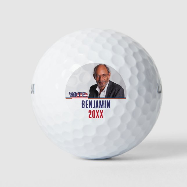 Custom Photo  Election Campaign Political Golf Balls (Front)