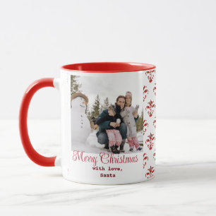 Custom photo, elegant Christmas  Mug