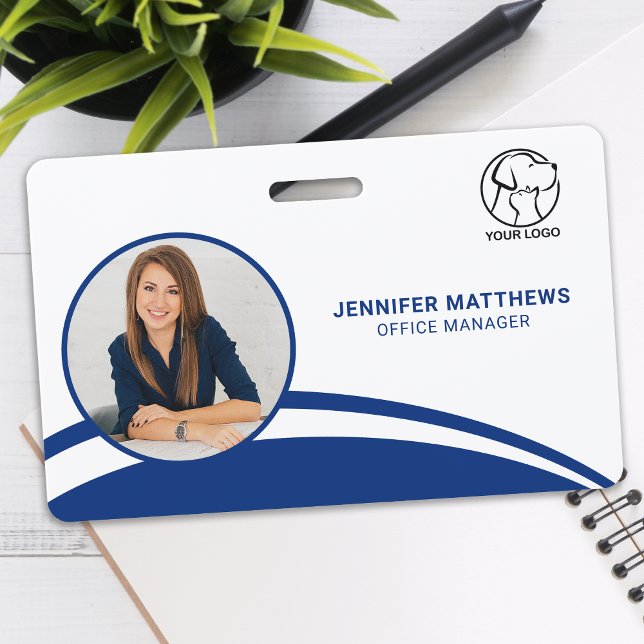 Custom Photo Employee Logo Name Corperate Badge ID Badge (Creator Uploaded)