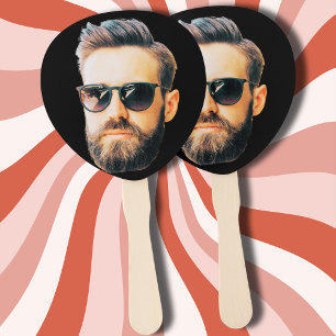 Custom Photo Face Birthday Favors Bachelor Party Hand Fan