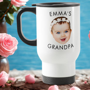 Custom Photo Face Mug Mom Grandma Grandpa Birthday