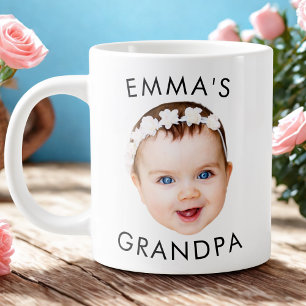 Custom Photo Face Mug Mum Grandma Grandpa Birthday
