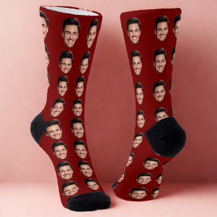 Custom Photo Face Socks, Funny Personalized Gift  Socks