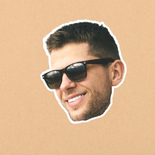 Custom Photo Face Waterproof Vinyl Stickers