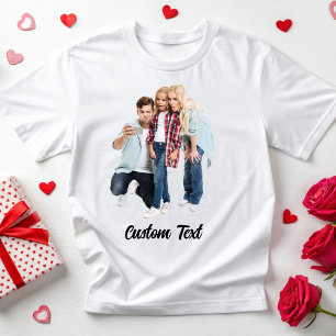 Custom Photo Family Birthday Image Make Your Own T-Shirt