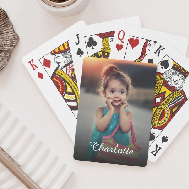 Custom Photo Family Keepsake Gift Playing Cards (Creator Uploaded)