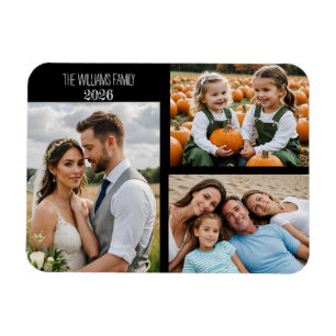 Custom Photo family –Photos, text  Magnet