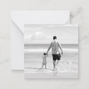 Custom Photo Father's Day Card Your Photo and Text