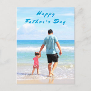 Custom Photo Father's Day Card Your Photo and Text