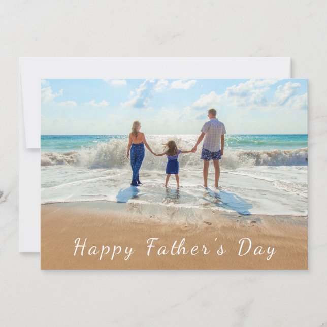 Custom Photo Father's Day Card Your Photos Design (Front)