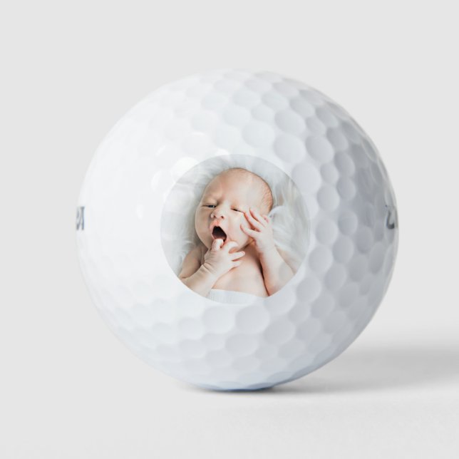 Custom Photo Father's Day Golf Balls (Front)