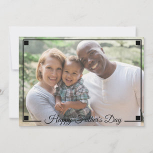 Custom Photo Father's Day Holiday Card