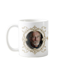 Custom Photo Father's Day Mug Elegant Frame Gift 