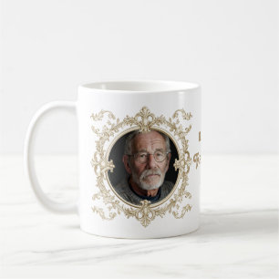 Custom Photo Father's Day Mug Elegant Frame Gift 