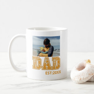 Custom photo Fathers day Sports Dad Basketball Dad Coffee Mug