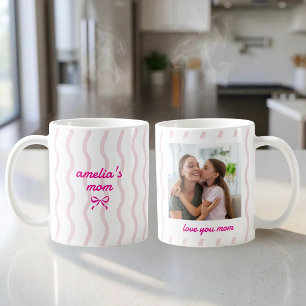 Custom Photo First Time Mum Gifts New Mum Grandma Coffee Mug
