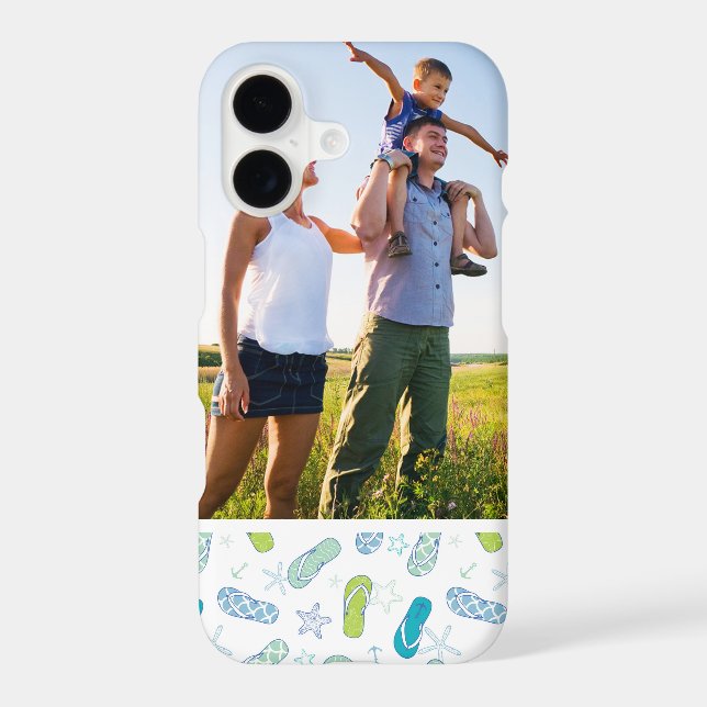Custom Photo Flip Flop Pattern (Back)