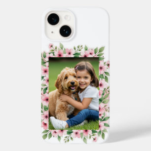 Custom Photo Floral Frame Special Gift for beloved Case-Mate iPhone 14 Case
