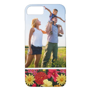 Custom Photo Floral wallpaper in watercolor style iPhone 8/7 Case