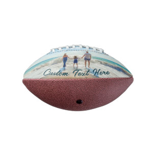 Custom Photo Football with Your Photos and Text American Football