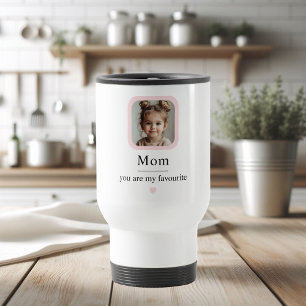 Custom Photo for Mum   You Are My Favourite Travel Mug