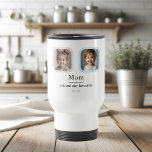 Custom Photo for Mum | You Are Our Favourite  Travel Mug<br><div class="desc">Make every coffee moment extra special for Mum with this custom photo travel mug. Featuring two photo frames and the heartfelt message "Mum – you are our favourite, " it's a daily reminder of love from her little ones. Ideal for busy mornings, school drop-offs, or cosy work-from-home days, this durable...</div>