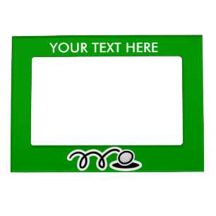 Custom Photo frame magnet with golf ball print