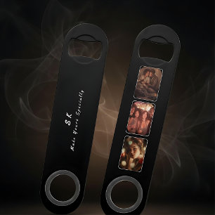 Custom photo frame speed bottle opener