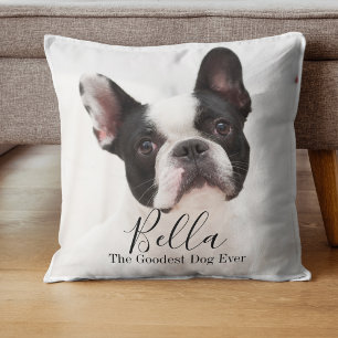 Custom Photo French Bulldog Personalised Cushion