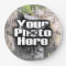 Custom Photo Full Color Clock with Numbers