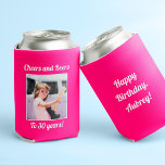 Custom Photo Funny Cool 30th Birthday<br><div class="desc">Customise with your text and photo and wish Happy Birthday with these fun,  unique party favours! Perfect for a 30th birthday party but messages on front and back are fully customisable. Great for any outdoor birthday party,  bachelorette outing,  or any other celebration to create memories!</div>