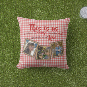Custom Photo Funny This Is Us Family Quote Cushion