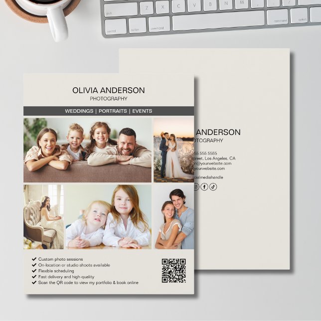 Custom Photo Gallery Photographer Business Flyer (Custom Photo Gallery Photographer Business Flyer)