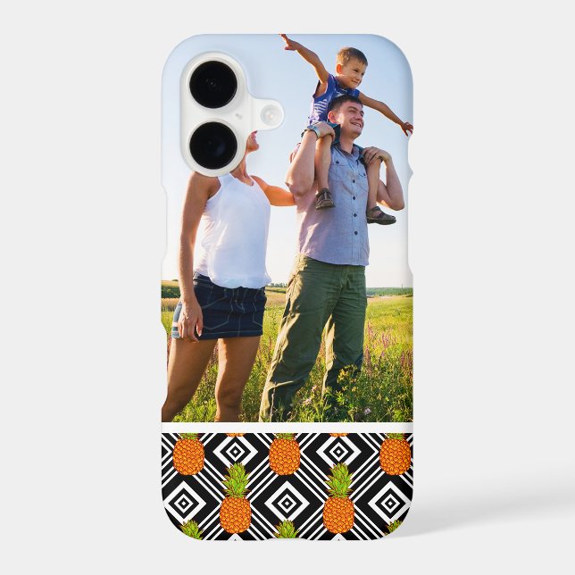 Custom Photo Geometric Pineapples (Back)