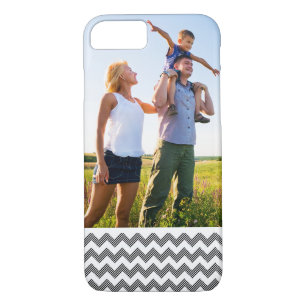 Custom Photo Geometric zigzag pattern iPhone 8/7 Case