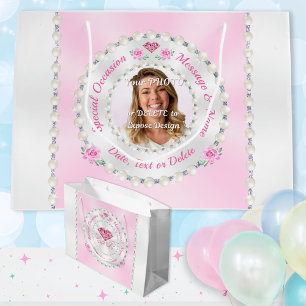 Custom PHOTO Gift Bags for Her for Any Occasion